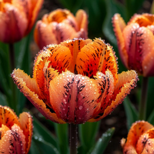 Тюльпан Литл Джем купить по цене от 199р. в интернет-магазине «Посадика» с доставкой почтой в в Вилючинске и по всей России – [изображение №1].