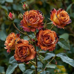 Роза плетистая Оранжевый Бриллиант купить по цене от 450р. в интернет-магазине «Посадика» с доставкой почтой в в Вилючинске и по всей России – [изображение №1].